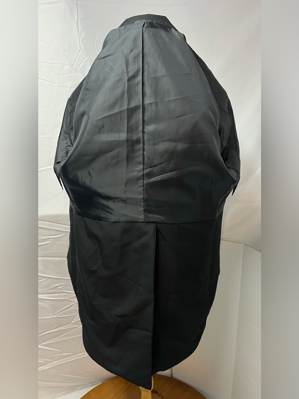 First Nighter Vintage Men's 44R Black Tuxedo Tailcoat Double Breasted Jacket - Picture 7 of 7